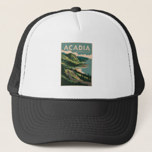 Acadia National Park Coastline Trucker Hat