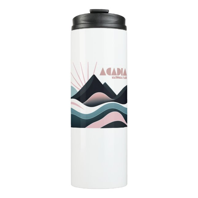 Acadia National Park Coloured Hills Thermal Tumbler (Front)