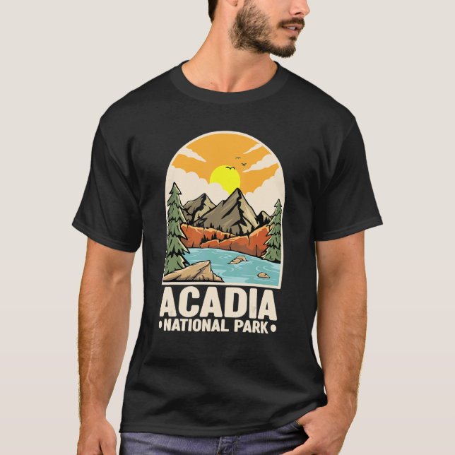 Acadia National Park Hiking Vacation 2 T-Shirt (Front)