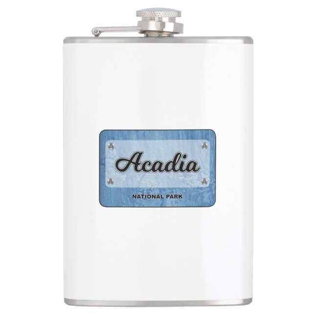 Acadia National Park Hip Flask (Front)