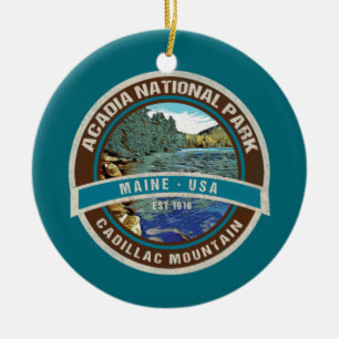 ACADIA NATIONAL PARK KEEPSAKE HOLIDAY ORNAMENT