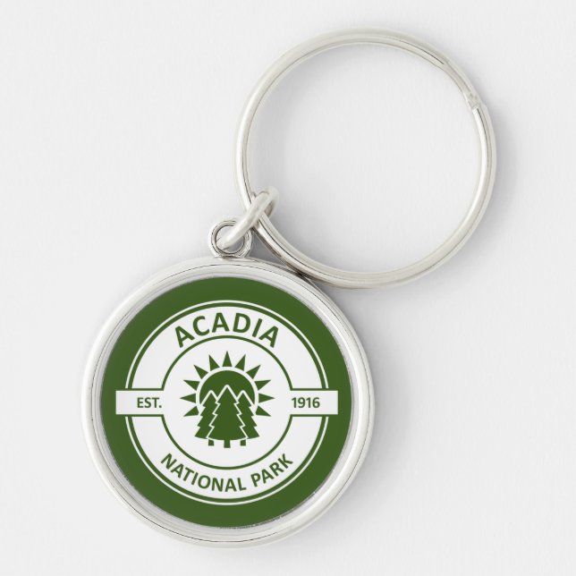 Acadia National Park Key Ring (Front)
