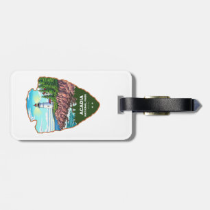 Acadia National Park Maine Arrowhead Luggage Tag
