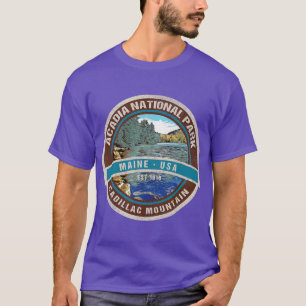 Acadia National Park Maine Cadillac Mountain T-Shirt