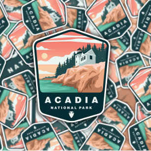 Acadia National Park Maine   Die-Cut Sticker