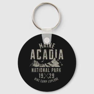 Acadia National Park Maine Nature Hiking Outdoors Key Ring
