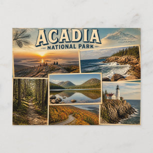 Acadia National Park, Maine Postcard