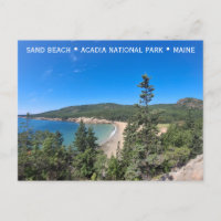 Acadia National Park Maine Sand Beach Travel Photo