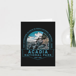 Acadia National Park Maine Usa Vacation Travel Sou Card