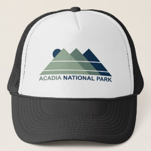 Acadia National Park Mountain Sun Trucker Hat