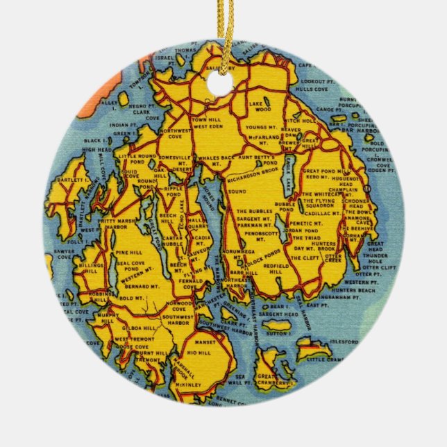 Acadia National Park - Mt Desert Is Ornament (Front)