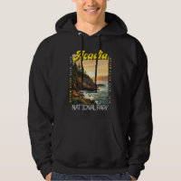 Acadia National Park Otter Cliff Distressed
