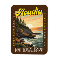 Acadia National Park Otter Cliff Distressed