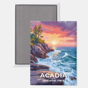 Acadia National Park   Otter Cliffs Maine Travel Magnet