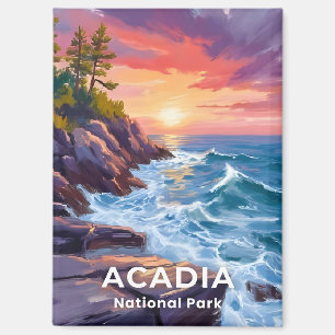 Acadia National Park   Otter Cliffs Maine Travel Magnet