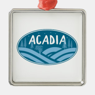 Acadia National Park Outdoors Metal Ornament