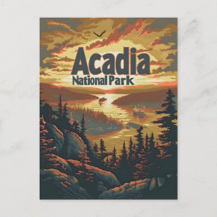 Acadia National Park Postcard