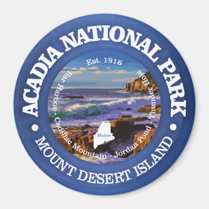 Acadia National Park (rd)2 Magnet