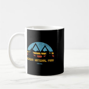 Acadia National Park Shirt Maine Retro Vintage Hik Coffee Mug