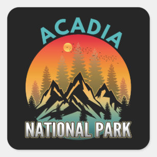 Acadia National Park  Square Sticker