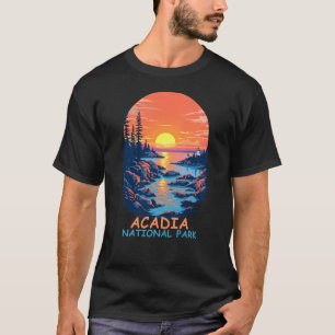Acadia National Park - Sunset Coastline T-Shirt