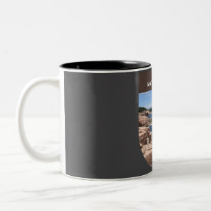 Acadia National Park - Towards Sand Two-Tone Coffee Mug