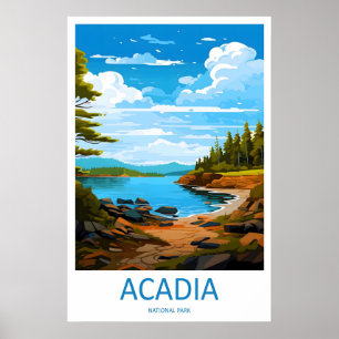 Acadia National Park Travel Print Wall Art Acadia