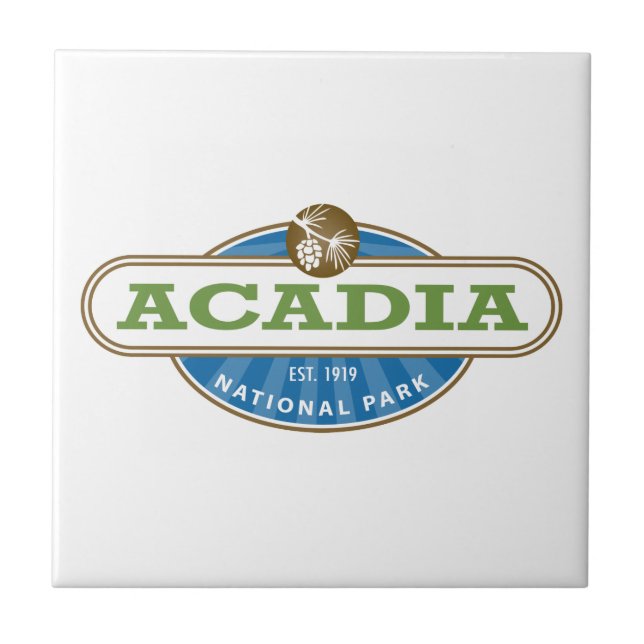Acadia National Park USA Tile (Front)