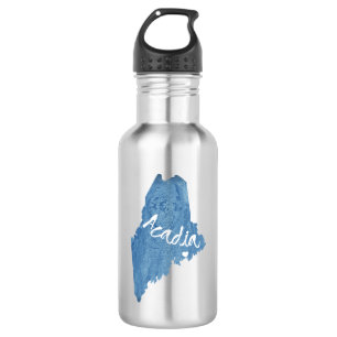 Acadia National Park Wood Grain 532 Ml Water Bottle