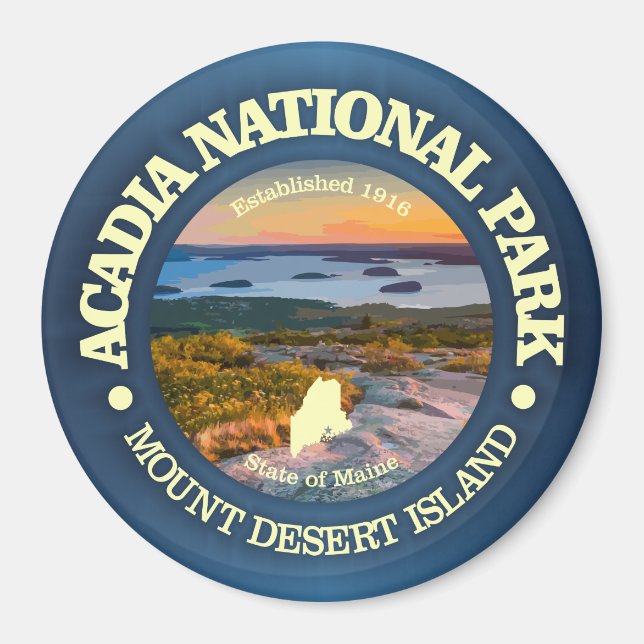 Acadia NP (Cadillac Mtn) Magnet (Front)