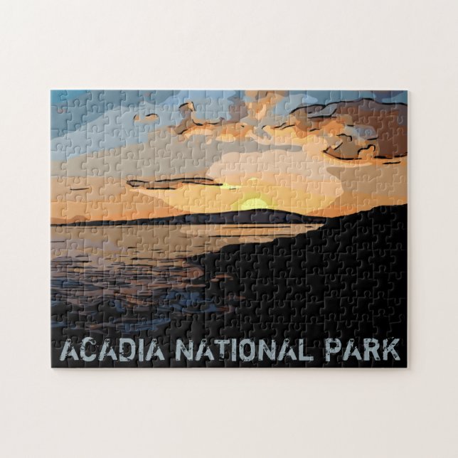 ACADIA SUNSET JIGSAW PUZZLE (Horizontal)