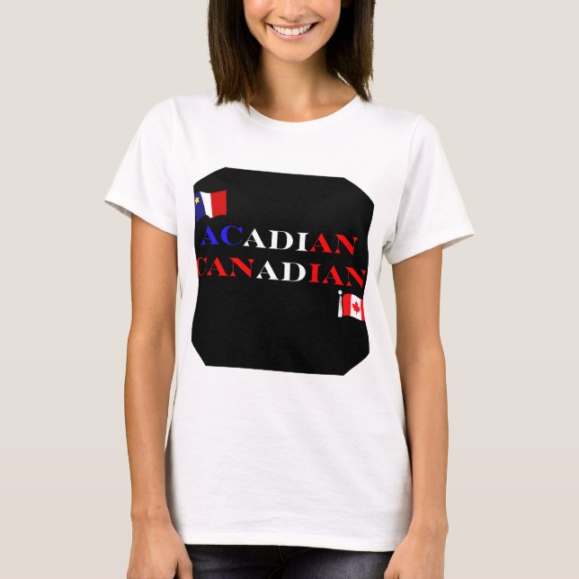 Acadian Canadian Women's T-Shirt (Front)