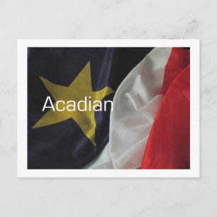 Acadian Flag Postcard
