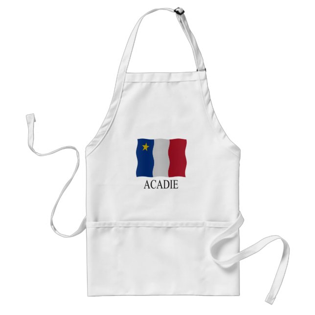 Acadian flag standard apron (Front)