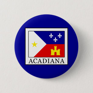 Acadiana 6 Cm Round Badge