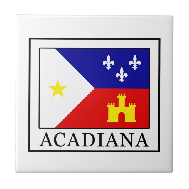 Acadiana Ceramic Tile (Front)