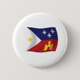Acadiana Flag Button