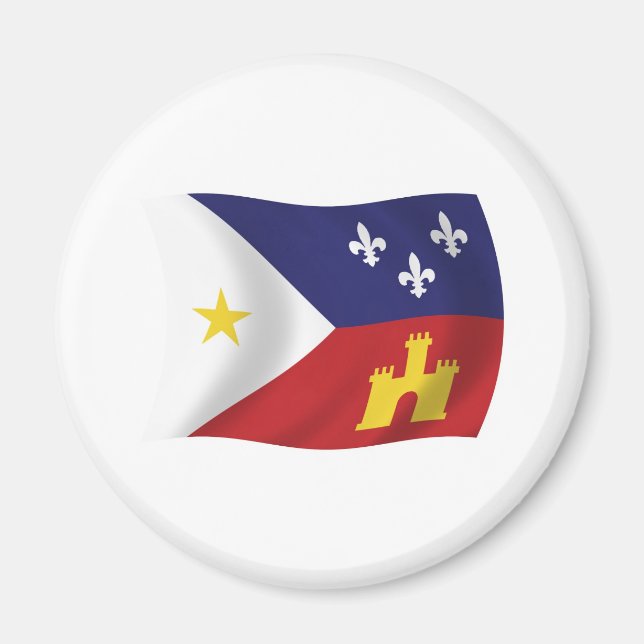 Acadiana Flag Magnet (Front)