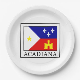 Acadiana Paper Plate