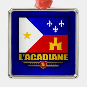 Acadiana Pride Metal Tree Decoration