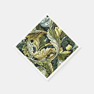 Acanthus, a William Morris pattern, Napkin