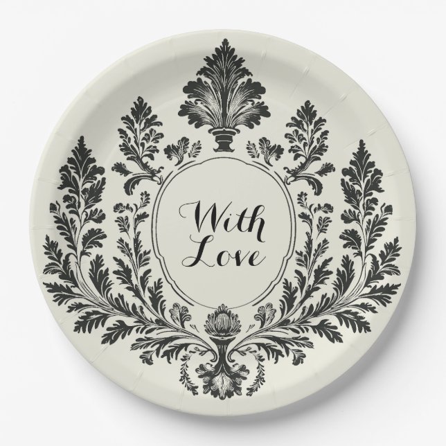 Acanthus & Antiquity,  Paper Plate (Front)