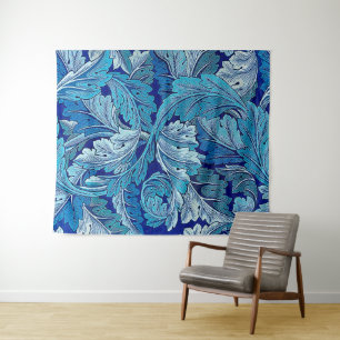 Acanthus Blue Tapestry