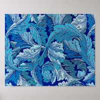 Acanthus Blue, William Morris