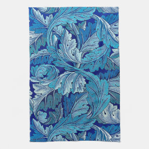 Acanthus Blue, William Morris Tea Towel