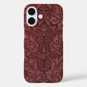 Acanthus by William Morris, Vintage Floral Textile iPhone 16 Case