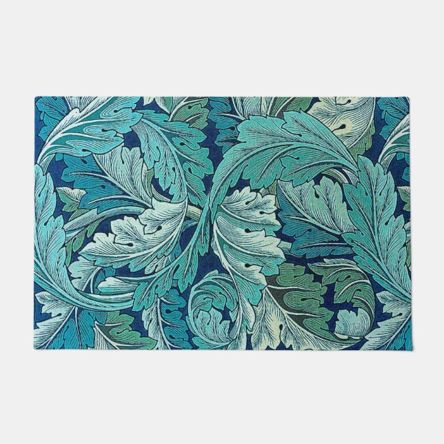 Acanthus Green Doormat (Front)