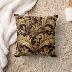 Acanthus Leaves (Old Gold Tone) Cushion