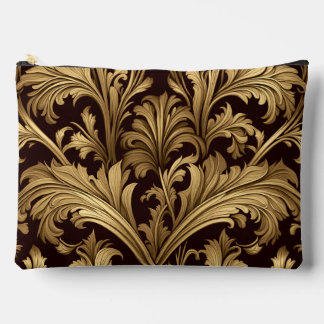 Acanthus Leaves (Old Gold Tone) (Large) Accessory Pouch