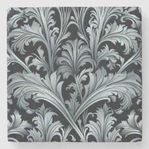Acanthus Leaves Stone Coaster